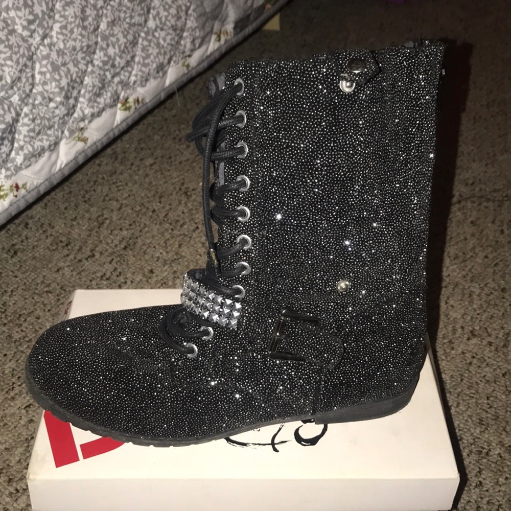 sparkle boots.